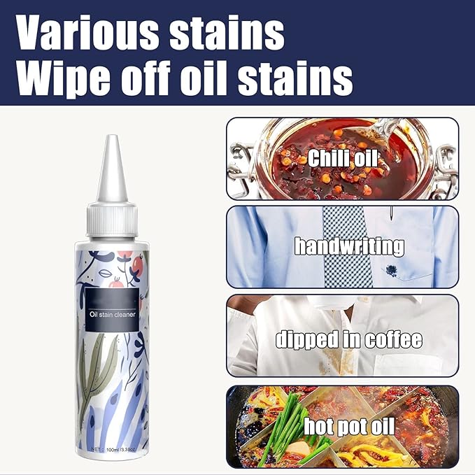Nml Stain Remover for Clothes - Garment Stubborn Stain Cleaner, Oil and Emergency Stain Rescue (1pcs)