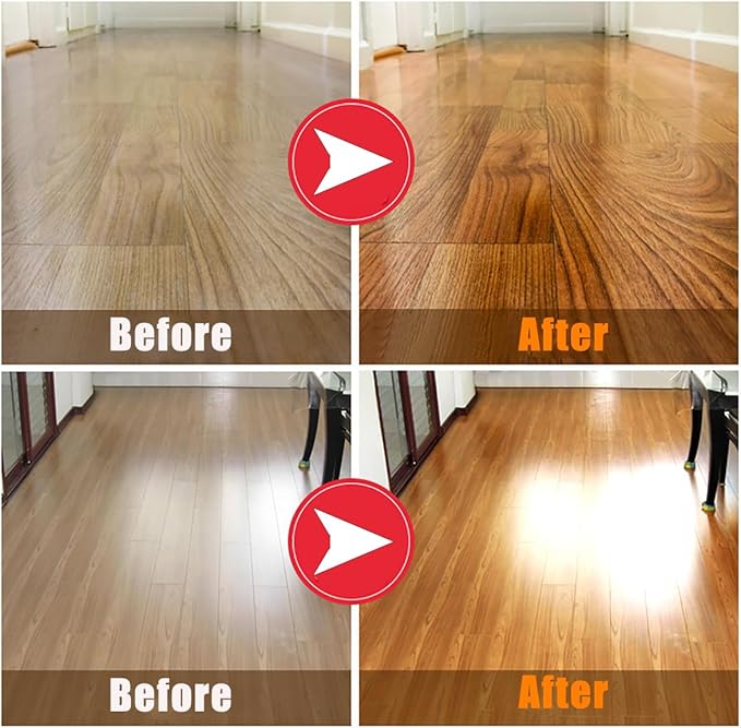 XIRUJNFD 5 in 1 Floor Cleaner, Fragrance Cleaning Care Solution, for Wood Floor, Marble Floor, Wooden Furniture-Long Lasting Fragrance (2)