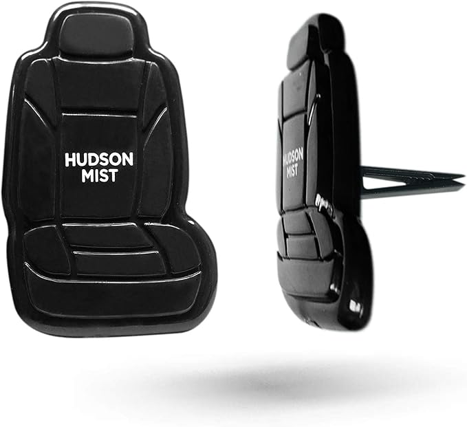 FH Group Air Freshener Vent Clips, Mini Car Seat Covers Design, (Hudson Mist Scent)-8PK