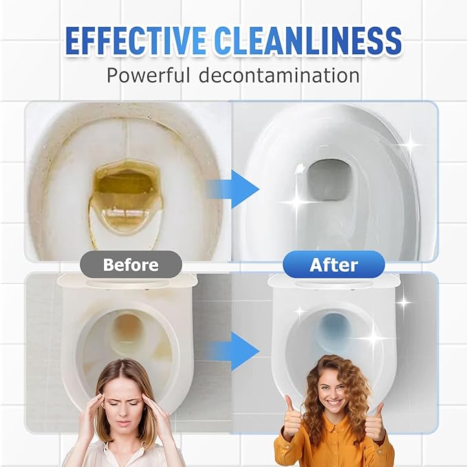 2025 Upgraded Foam Toilet Cleaner, New Powerful Toilet Bowl Cleaner, Advanced Bathroom Cleaner for Home, Powerful Instant Bowl Cleaners for Toilets Squatting Pans (2)