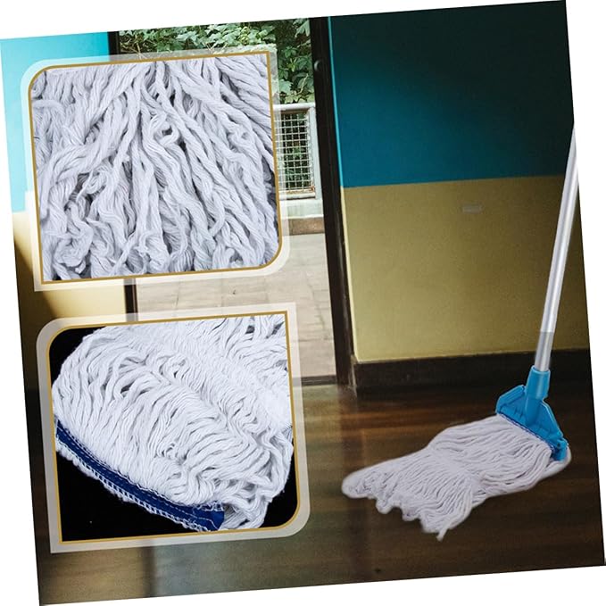 MERRYHAPY Shaped Mop Reusable Replacement for Easy Cleaning Quick-Dry Mop Refill for Commercial and Home Use for Hardwood and Tile Floors