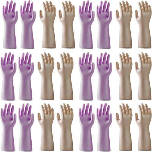 LIICHAAO 2-12 Pairs Gloves for cleaning bathroom,NO ODOR,Stay On Comfort Fit No Sweat No Stick