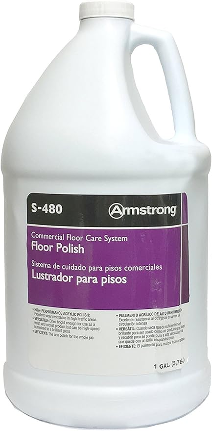 Armstrong S-480 Commercial Floor Polish 1 Gallon