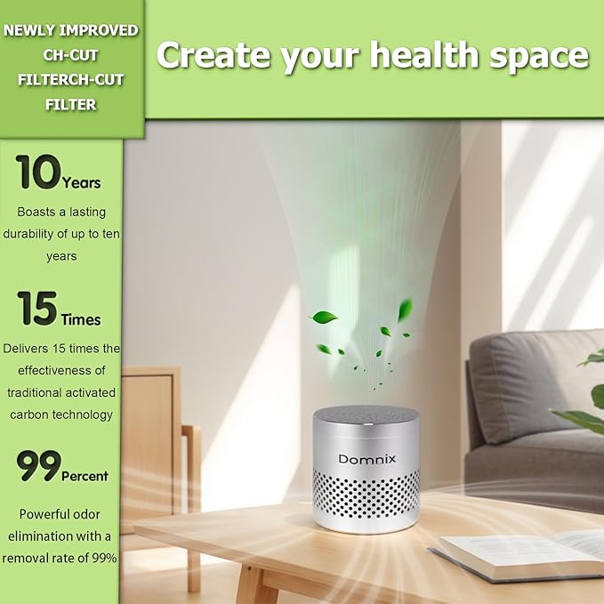 Refrigerator Deodorizer & Air Purifier – Eliminates 99% Odors, Long-Lasting Odor Absorber for Fridge & Home + BONUS 2 Activated Charcoal Bags