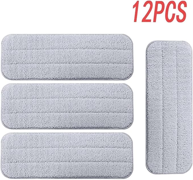 Compatible for Deerma, TB500 TB800,Compatible for Xiaomi Mijia ， Water Spray Mop 360 Rotating Cleaning Cloth Head Wooden Carbon Fiber Cloth(10pcs)