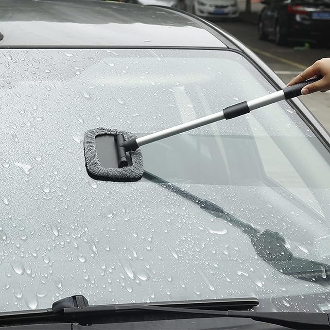Windshield Cleaning Tool Car Glass Cleaner Inside Window Brush Auto Details Brush Window Vent Cleaner