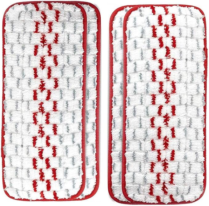 4 Pcs Microfiber Washable Dust Mops Pad Replacement Parts Compatible with O-Cedar ProMist Spray Mop Refill
