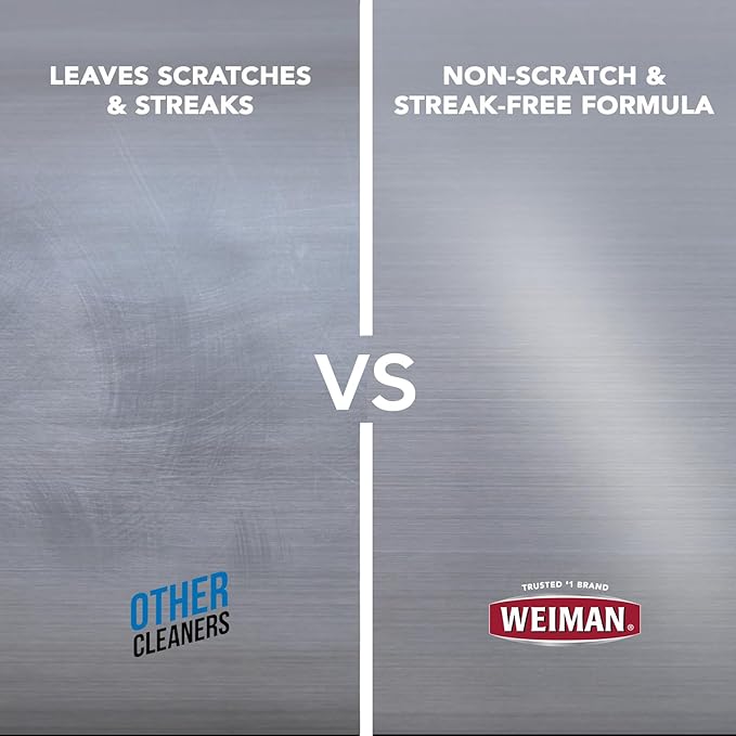 Weiman Stainless Steel Cleaner and Polish Wipes, 30 Count