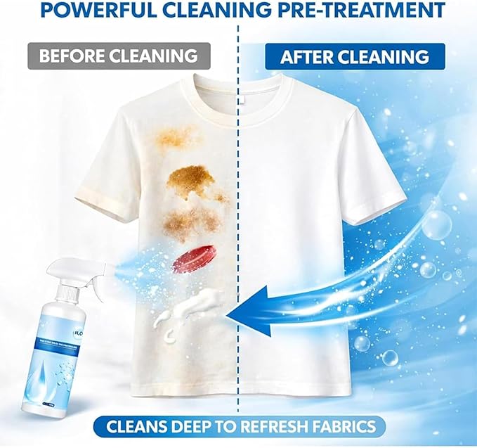 Clothing Emulsifier, Non Ionic Clothing Emulsifier Stain Remover, Spot Cleaner for Clothes, No Damage Fabric Spot, Fabric Conditioner Restore Color (3PCS)