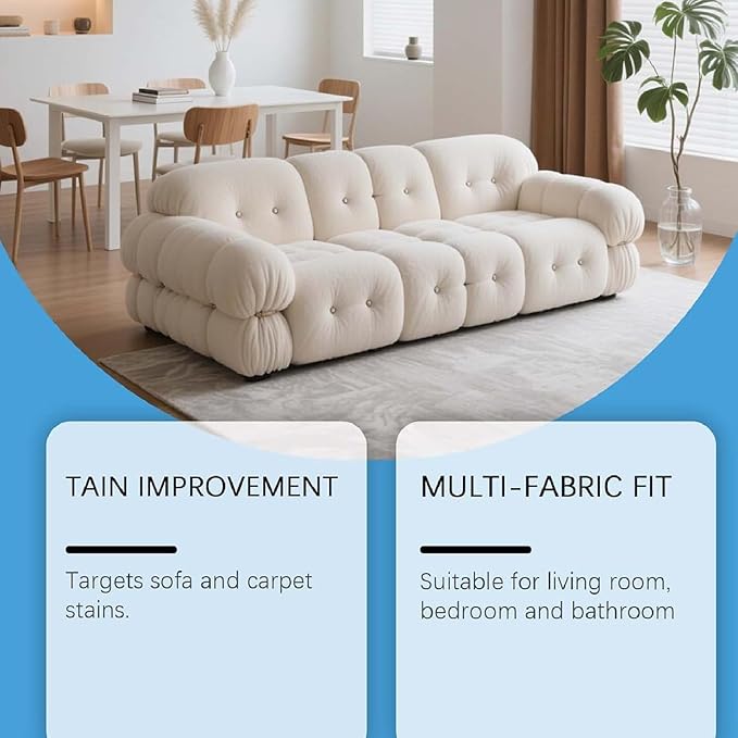 2026 Must-Have Upholstery Cleaner, Multi Fabric Cleaner and Upholstery Stain Remover, Pro Formula Erases Tough Stains, Safely Cares for Fabrics (2pcs)