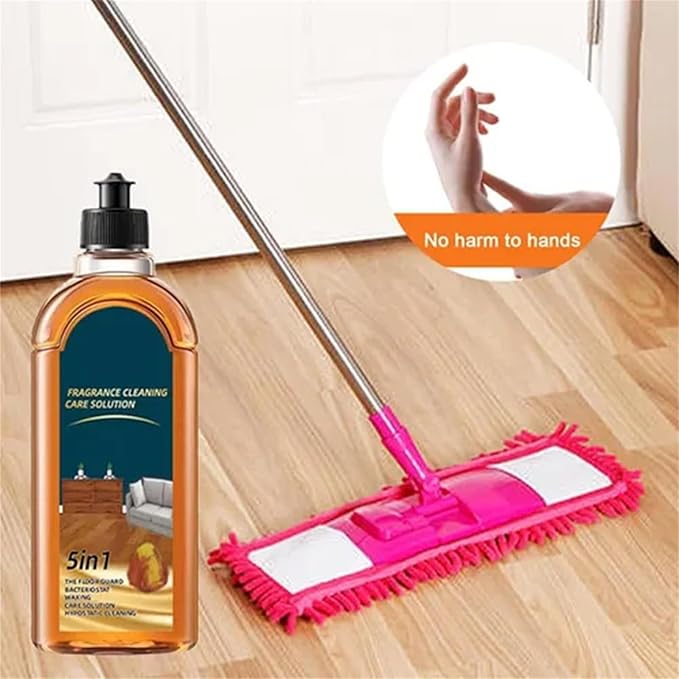 5-In-1 Floor Cleaner Pro, Hardwood Surface Wax/Shine/Oil, 2026 New Cleaning Care Solution, Odor Remover for Hardwood Floors for Mopping Home, Kitchen And Bathroom (2set)