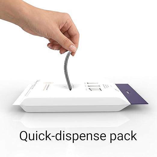 happimess 8 Gallon (30L) Drawstring Trash Bags, Lavender Scent, White, Heavy Duty MDPE Liners for Kitchen and Household, Odor Control, Custom Fit 100 Count (5 Packs of 20 Liners) HPM3101A-W-5SET