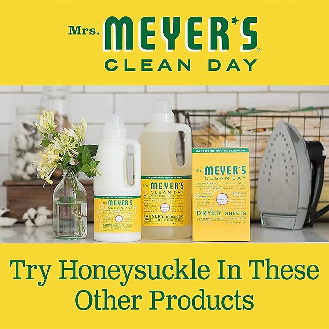 Mrs. MEYER'S Clean Day All-Purpose Cleaner Spray, Honeysuckle, 16 Fl Oz. (Pack of 12)