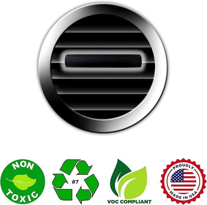 Car Vent Clips Air Freshener Stealth Stix Car Vent Clips that Slip on Vent Blade, 4-Pack/16-Stix (Blue Waters)