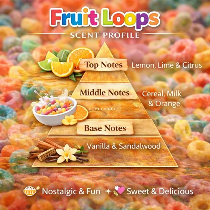 Car Diffuser with Refill included | Car scented on the go | Car Air Freshener Hanging | Long Lasting Fragrance | Phthalate Free Fragrance. (Fruit Loops)