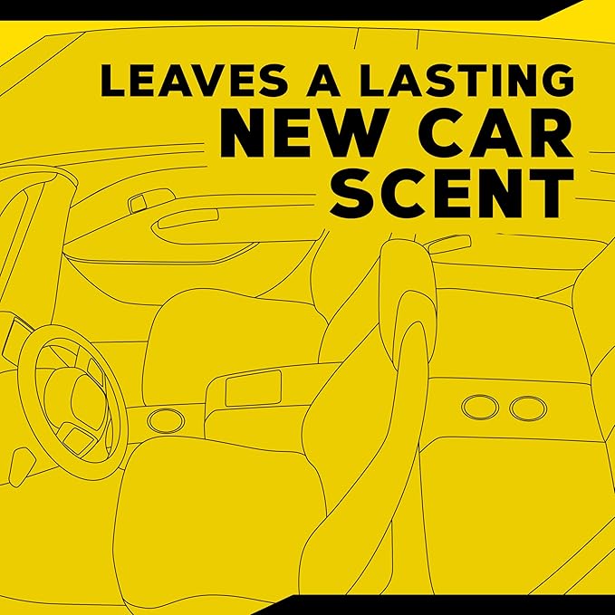 Meguiar's Air Re-Fresher Odor Fighting Spray, New Car Scent,Convenient Air Freshener that Instantly Fights Odors and Leaves Behind a Long-Lasting New Car Scent, 8 Oz Trigger Spray