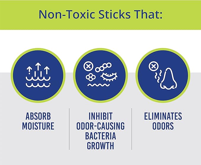 Refill Bags for GloveStix & StankStix Shoe Deodorizer, Odor Eliminator for Hockey & Lacrosse Gloves, Boxing & Soccer Gear, Gym Bags & Sports Equipment. As Seen on Shark Tank (2 Ct, Pk of 1)
