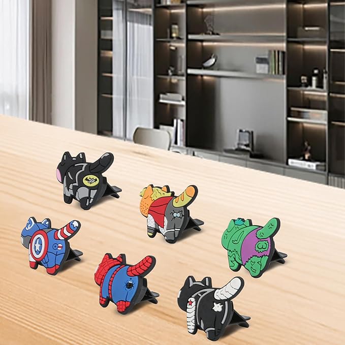 Air Vent Decoration - Cute Super Kitty Hero Decorative Vent Clip for Cars, Bedroom or Office [Winter Soldier]