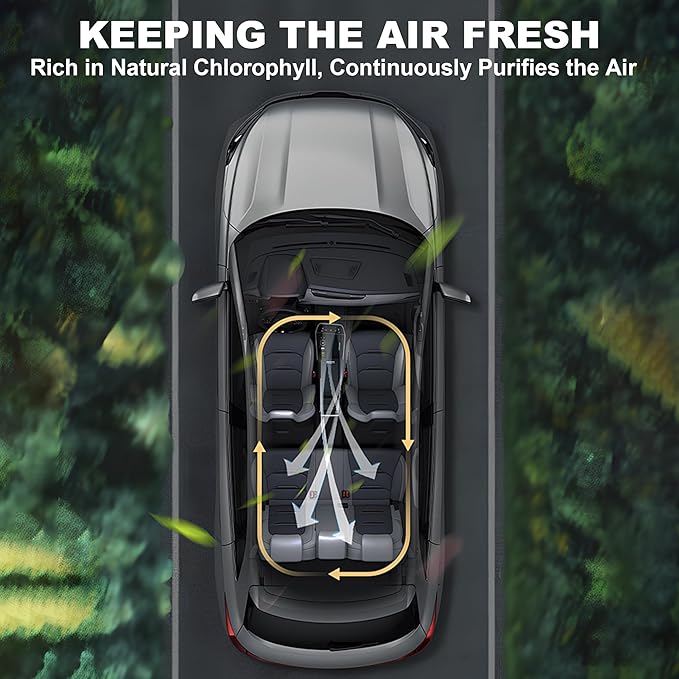 Smart Car Air Freshener Refill-8 Pcs Essential Oil, Car Air Freshener Diffuser Refill, Aromatizante para Carro Refill Long Lasting (8 Cologne)
