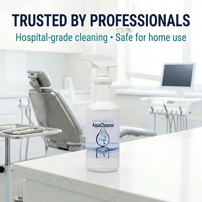 Hypochlorous Acid Spray - 32oz 500PPM All-Purpose Cleaner - 3X Stronger Than Standard HOCL - Pet & Family Safe, Non-Toxic Surface Cleaner & Odor Remover - No Harsh Chemicals Ready to Use | USA Made