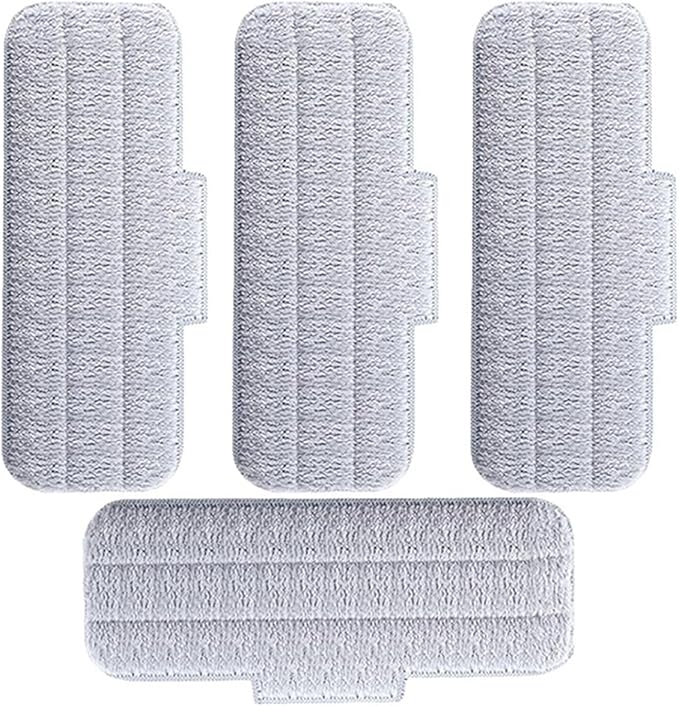 Compatible with Xiaomi Deerma TB900 Replace Mop for Mi Mijia Water Spray Mop 360 Rotating Cleaning Cloth Head Wooden Carbon Fiber Cloth C2(4 PCS)