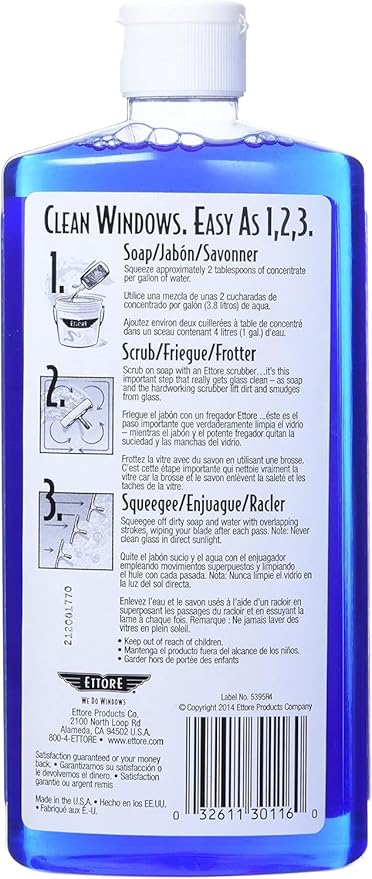 Ettore 30116 Squeegee Soap Concentrate