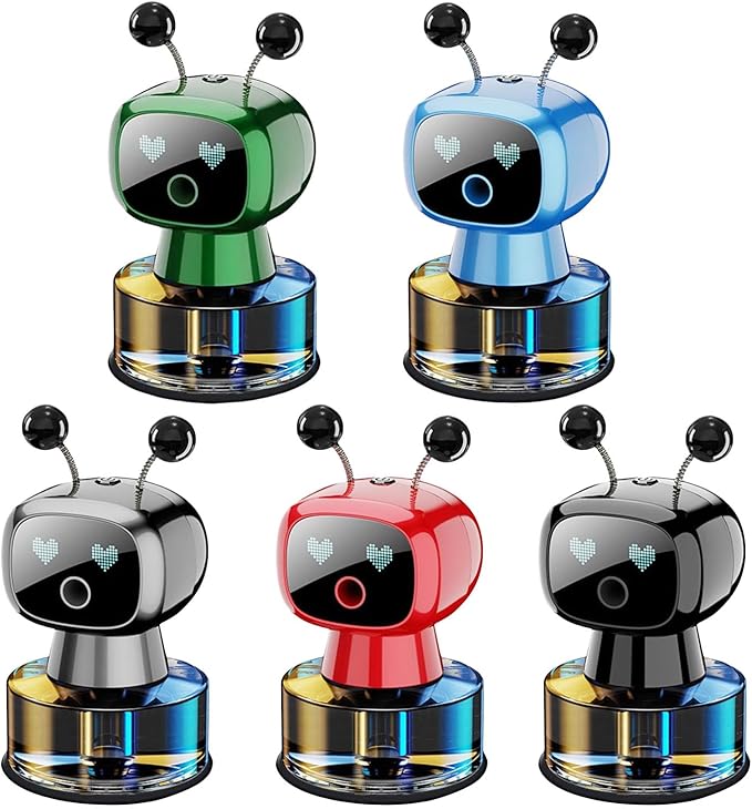 Intelligent Robot Car Air Freshener Scents Diffuser Innovative Robot Shape Car Air For Enhanced Driving