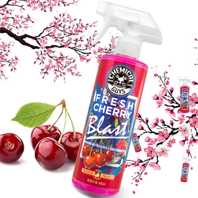 Chemical Guys AIR22804 Air Freshener & Odor Eliminator (Fresh Cherry Blast Premium), 4 fl. oz
