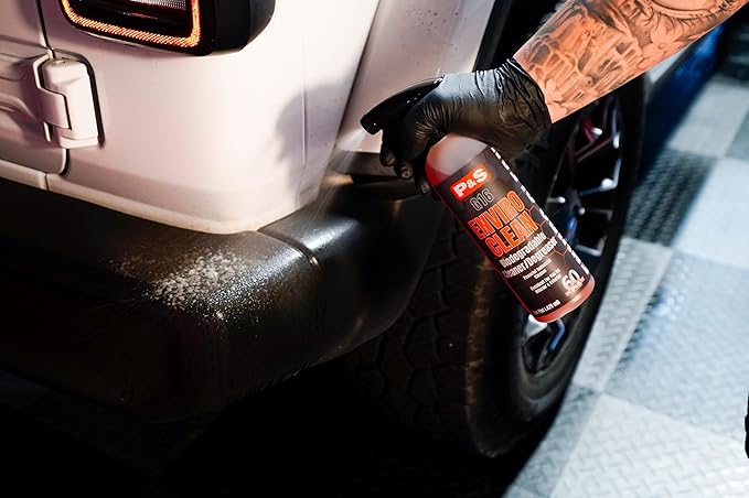 P & S PROFESSIONAL DETAIL PRODUCTS P&S Enviro-Clean Concentrated Cleaner & Degreaser – Citrus-Based Biodegradable Heavy Duty Cleaner for Cars, Engines, Wheels, Carpet & Vinyl