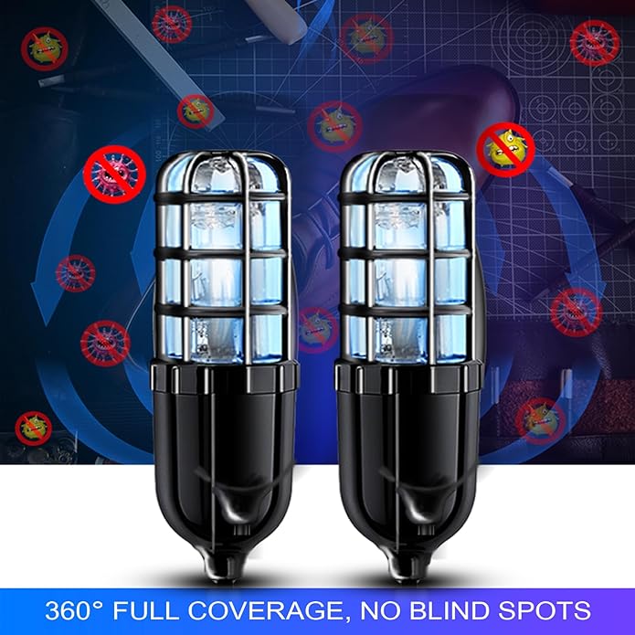Ultraviolet Shoe Deodorizer,UV Light Sneaker Cleaner,Smart Timing UV Footwear Odor Elimination,360°Ultraviolet Bulb Design, Applicable to All Shoes and Boots 6W （Black）