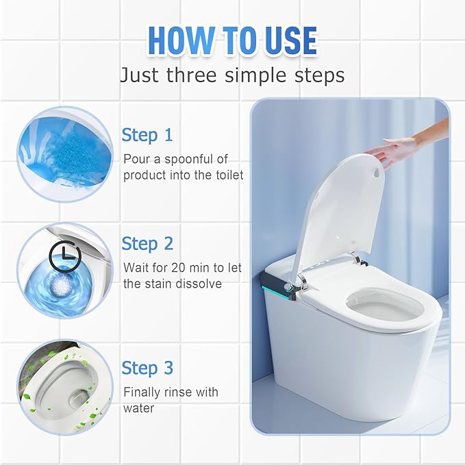 2025 Upgraded Foam Toilet Cleaner, New Powerful Toilet Bowl Cleaner, Advanced Bathroom Cleaner for Home, Powerful Instant Bowl Cleaners for Toilets Squatting Pans (3)