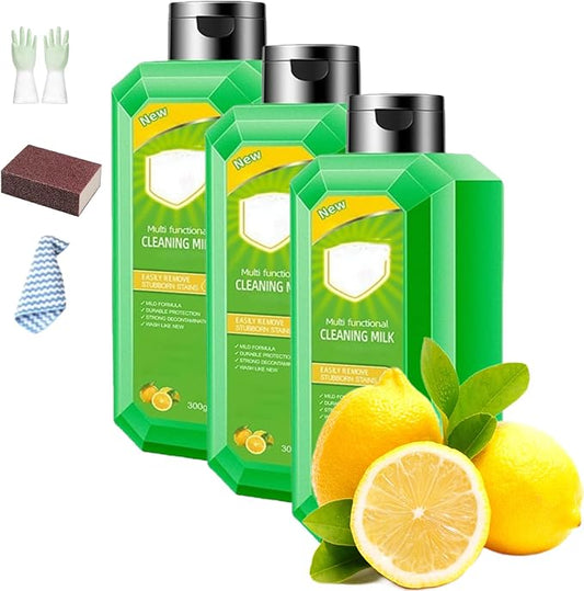 Cleaning Milk House Cleaner, Powerful Multifunctional Concentrated Cleansing Lotion, Multi Scene Cleansing Milk, Multifunctional Oil Cleaning Agent, For Household Kitchen to Heavy Oil Stains (3)