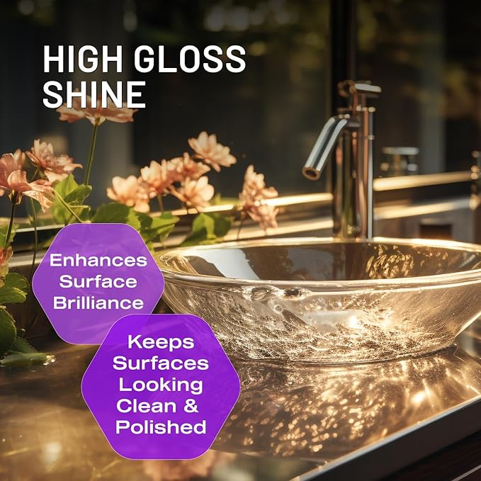 Nasiol HomeShine Glass Nano Protection, Shower Spray, Hydrophobic Spray, Shower Bathtube Cabin Stain Guard Window Water Repellent, Ceramic and Glass Surface Durable Coating