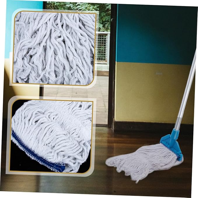 Ciieeo Mop Replacement Washable String Mop for Home Cleaning Easy Installation Strong Absorption Compatible Hardwood and Tile Floors