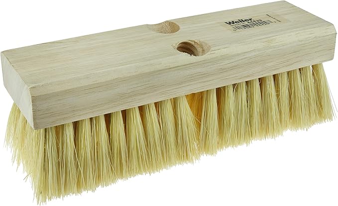 Weiler 44429 9" Block Size, 5 X 14 No. Of Rows, Wood Block, Tampico Fill, Deck Scrub Brush