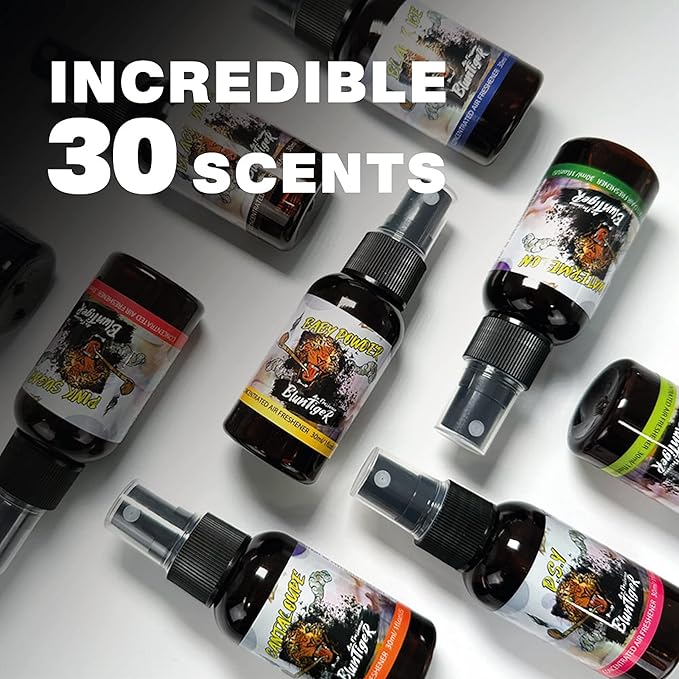 High Concentrated Strong Oil Based Air Freshener 30ml/1oz Car, Room, Home and Bathroom Deodorizer & Odor Eliminator Spray (Inspired by Black Ice, 6Pack)