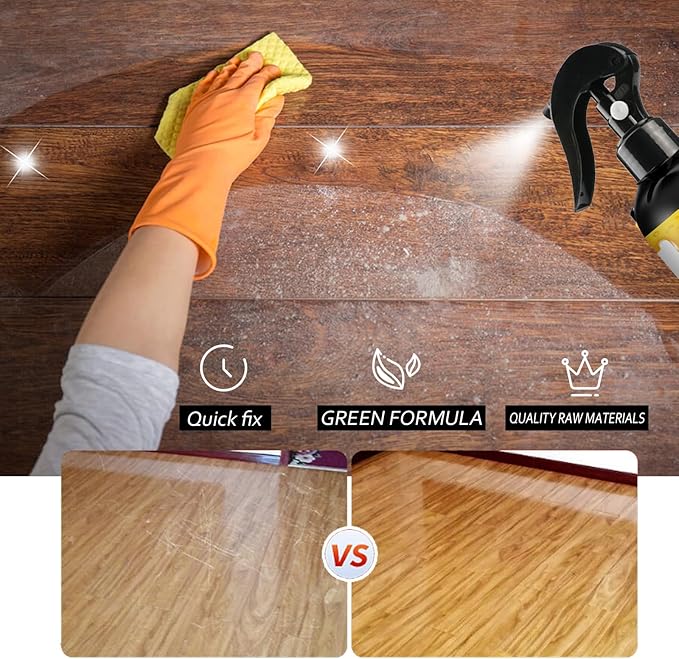 Natural Beeswax Care Spray & Restorer, Natural Beeswax Spray Used to Care For Wood, Leather and Furniture Polish(2pc)