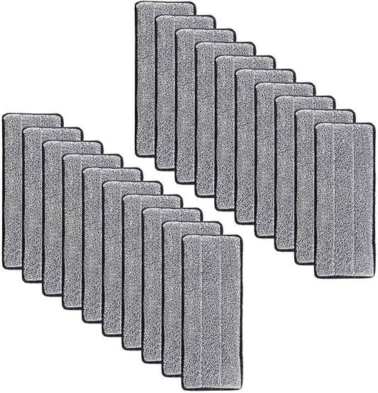 Lipski 3-20pcs Microfiber Mop Pad Replacement Microfiber Washable Spray Mop Dust Mop Household Mop Head Cleaning pad Grey Color (Color : 20pcs)