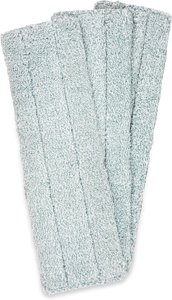Simpli-Magic 79298 Blue 360 Flat Mop and Bucket System, Refills, 3 Pack , Gray
