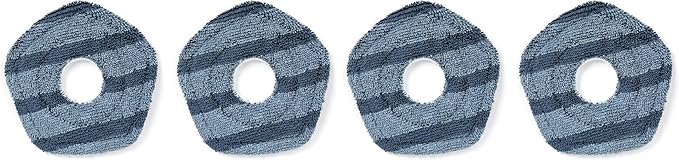eufy Accessory-2 Washable Vacuum Mop Cloths, Compatible X10 Pro Omni X9 Pro, Washable and Reusable Soft Mopping Pad, Parts, Accessories (Pack of 2)