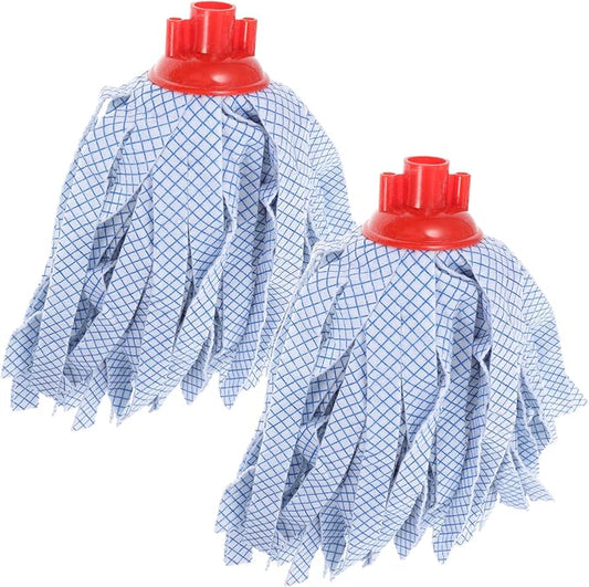 2pcs Mop Replacement Head Accessories Mop Cleaning Tool Practical Mop Cloth Cleaning Mops Cotton Floor Cleaning Mop Head Mop Refill Floor Mops Scraper
