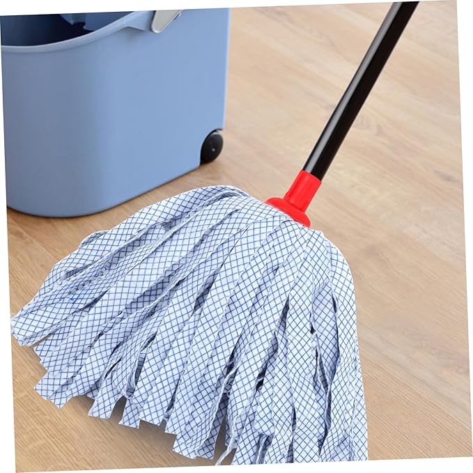 Garneck 2pcs Replacement Head Wet Mop Head for for Cleaning Floor Random Color