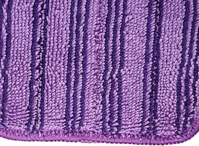 Rsable Microfiber Mop Pads Compatible with Hardwood and Floor Spray Mop, Washable Cleaning Refills for Hardwood, Tile and Stone Floors, 4/6 Pack Purple(4 PACK)