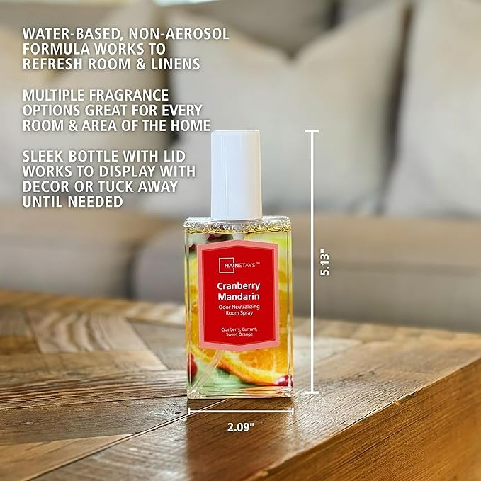 MS Scented Room & Linen Spray 3.4 fl oz (100mL) (Mandarin Cranberry)