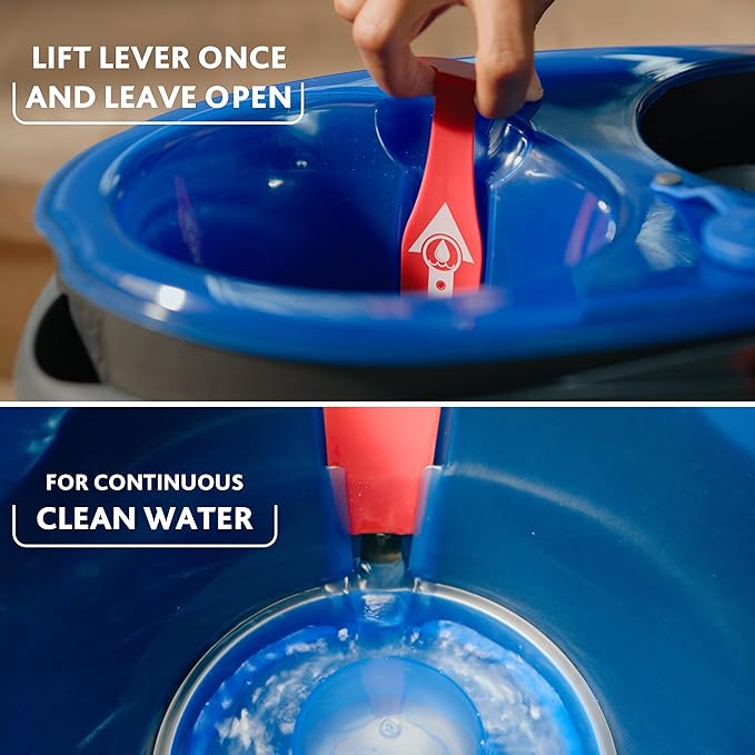 Vileda H2PrO Spin Mop System - Separates Clean and Dirty Water - Effortless Wringing - Microfibre Cleaning - Easy Assembly - Ergonomic Design