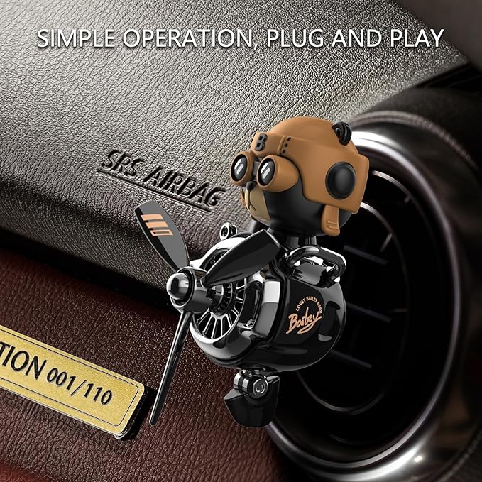 BiBi Bear Car Air Fresheners Pilot Car Diffuser Cute Car Perfume Funny Car Fragrance