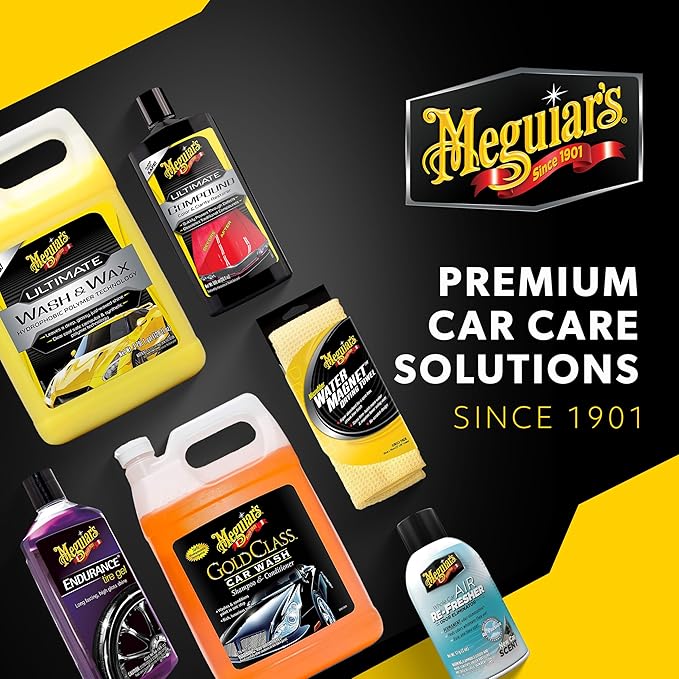 Meguiar's Air Re-Fresher Odor Fighting Spray, New Car Scent,Convenient Air Freshener that Instantly Fights Odors and Leaves Behind a Long-Lasting New Car Scent, 8 Oz Trigger Spray