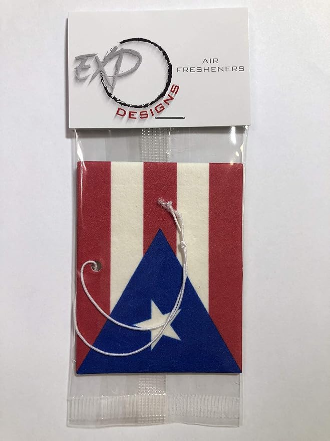 Puerto Rican Flag Air Freshener