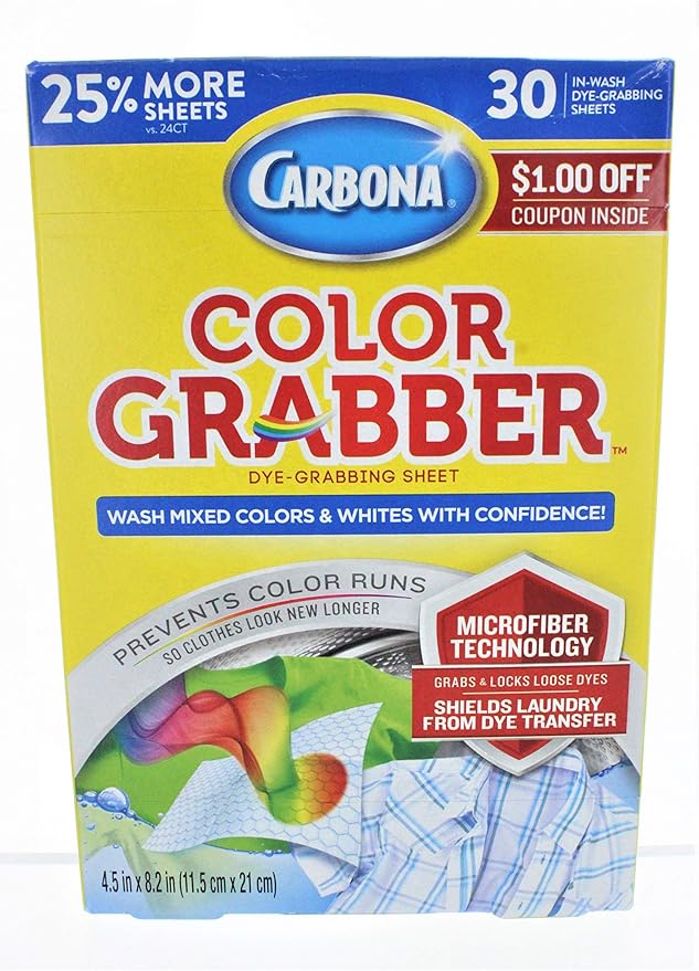 Carbona Color Grabber with Microfiber, 30 Count