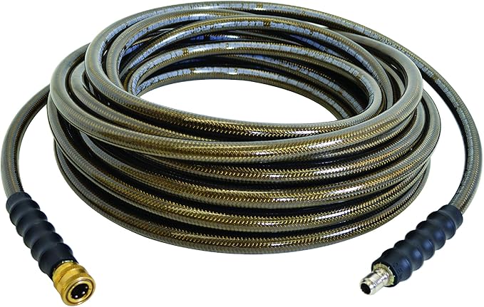 Simpson Cleaning 41034 Monster Series 4500 PSI Pressure Washer Hose, Cold Water Use, 3/8 Inch Inner Diameter, 200-Foot, Brown